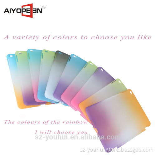 Hot Selling Rainbow Color For Ipad Air Smart 2 Folio Flip Leather Case